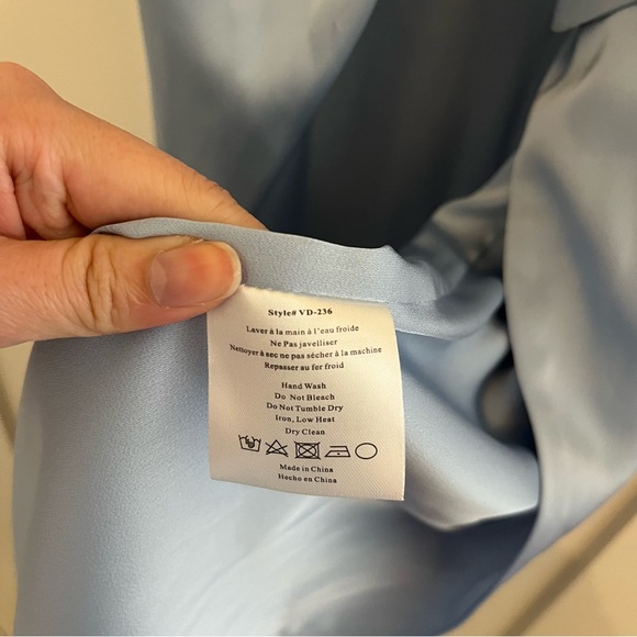 NWT! V. Chapman "June" Full Length Dress in Kentucky Blue - Size 4 Rare color! - Picture 6 of 16